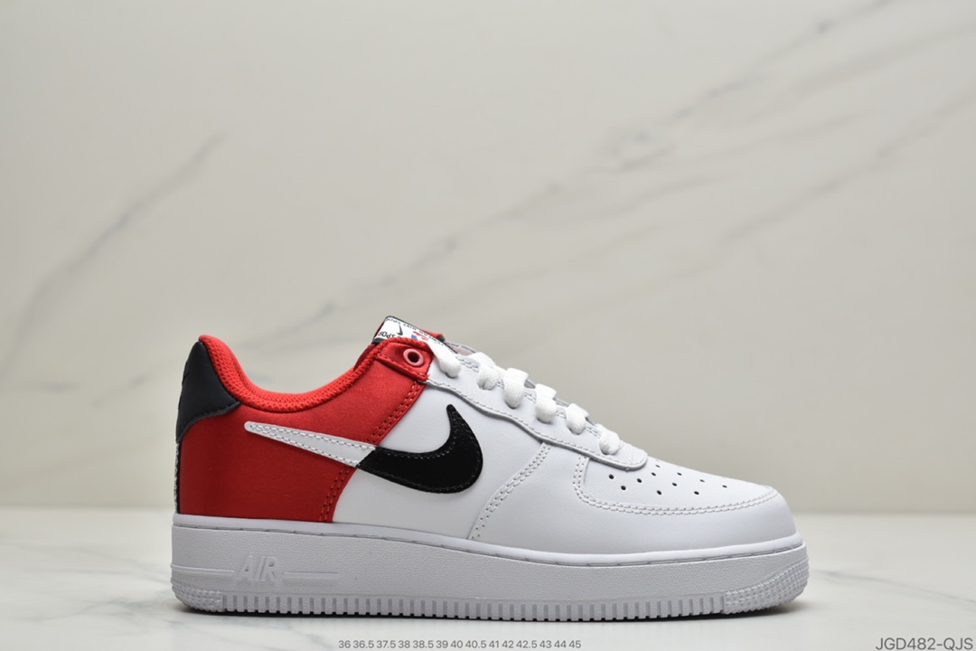 180 公司级耐克Nike Air Force 1'07 LV8 1HO19 空军一号 白红丝绸 BQ4420-600