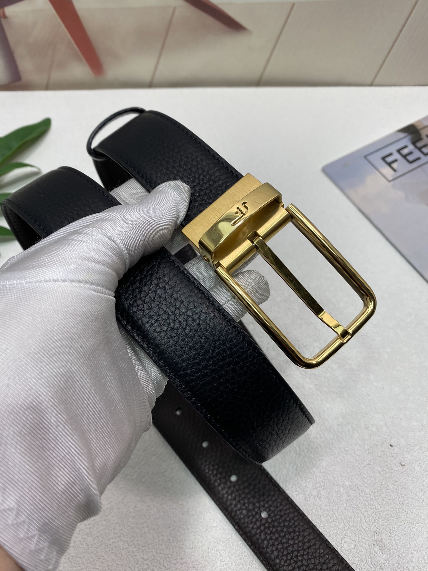 [Ferragamo Belts]Ferragamo: Original original double-sided first layer cowhide