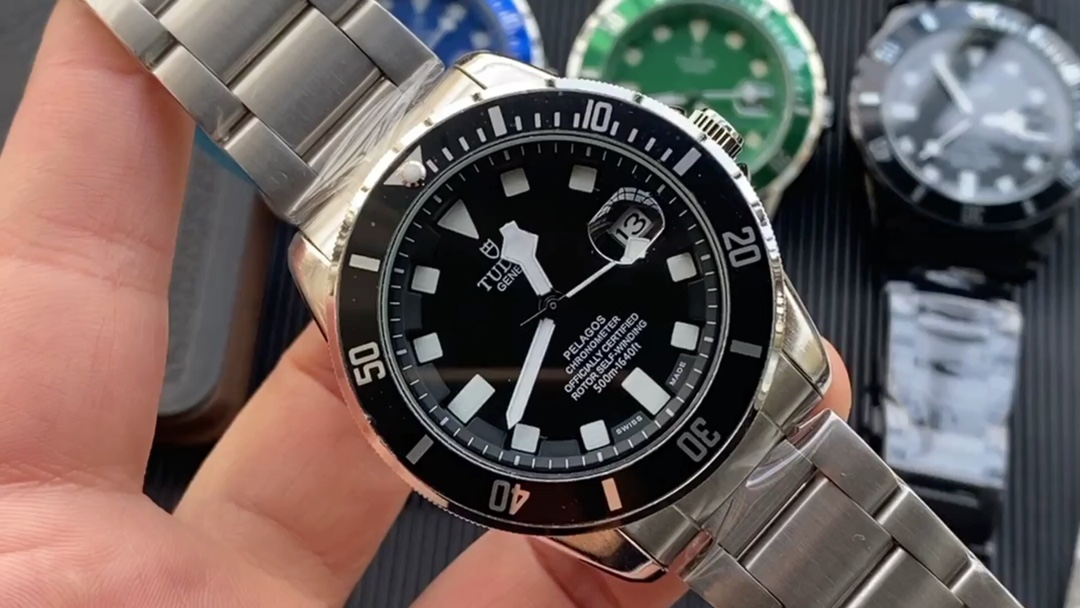 Tudor Pelagos Men's Watch, Stainless Steel, Automatic Movement, Black Dial