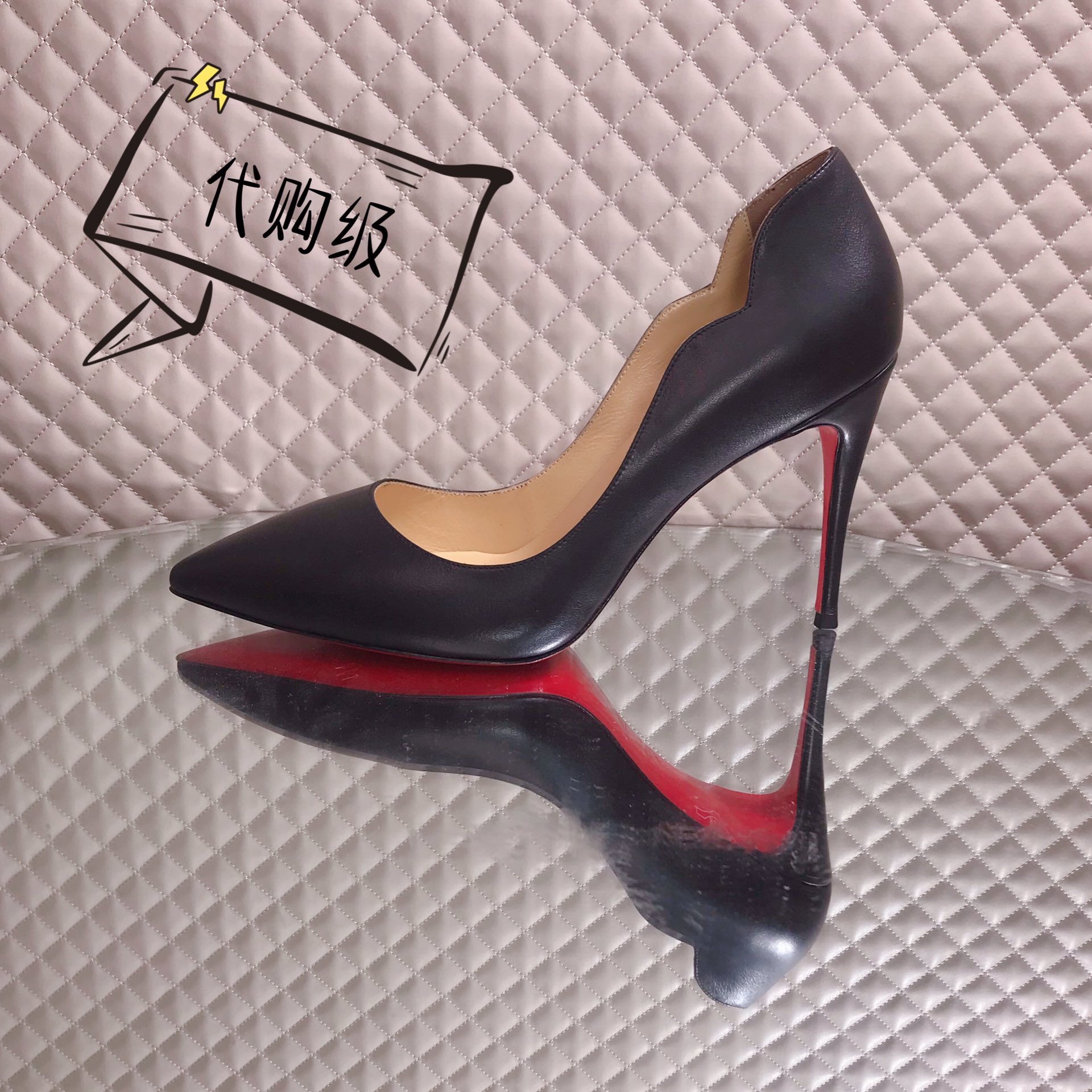 NO:510554,High-end customized classic fan style series!  H10Cm, size 34-42.9033- Fan black cowhide, official website synchronization Standard European code Reference:9033- Color:black Material:cowhide Lining:goat leather Heel height:10Cm Sole:leather sole Size:EUR 34-42 (US 4-11):,,christian louboutin,cowhide19860909高端订制 精典扇面款系列！ H10Cm,尺码34-42码.9033-扇面黑牛皮,官网同步 标准欧码 Reference:9033- Color:black Material:cowhide Lining:goat leather Heel heigh:10Cm Sole:leather sole Size:EUR 34－42（US 4一11) :,,christian louboutin,cowhide,Women's Shoes