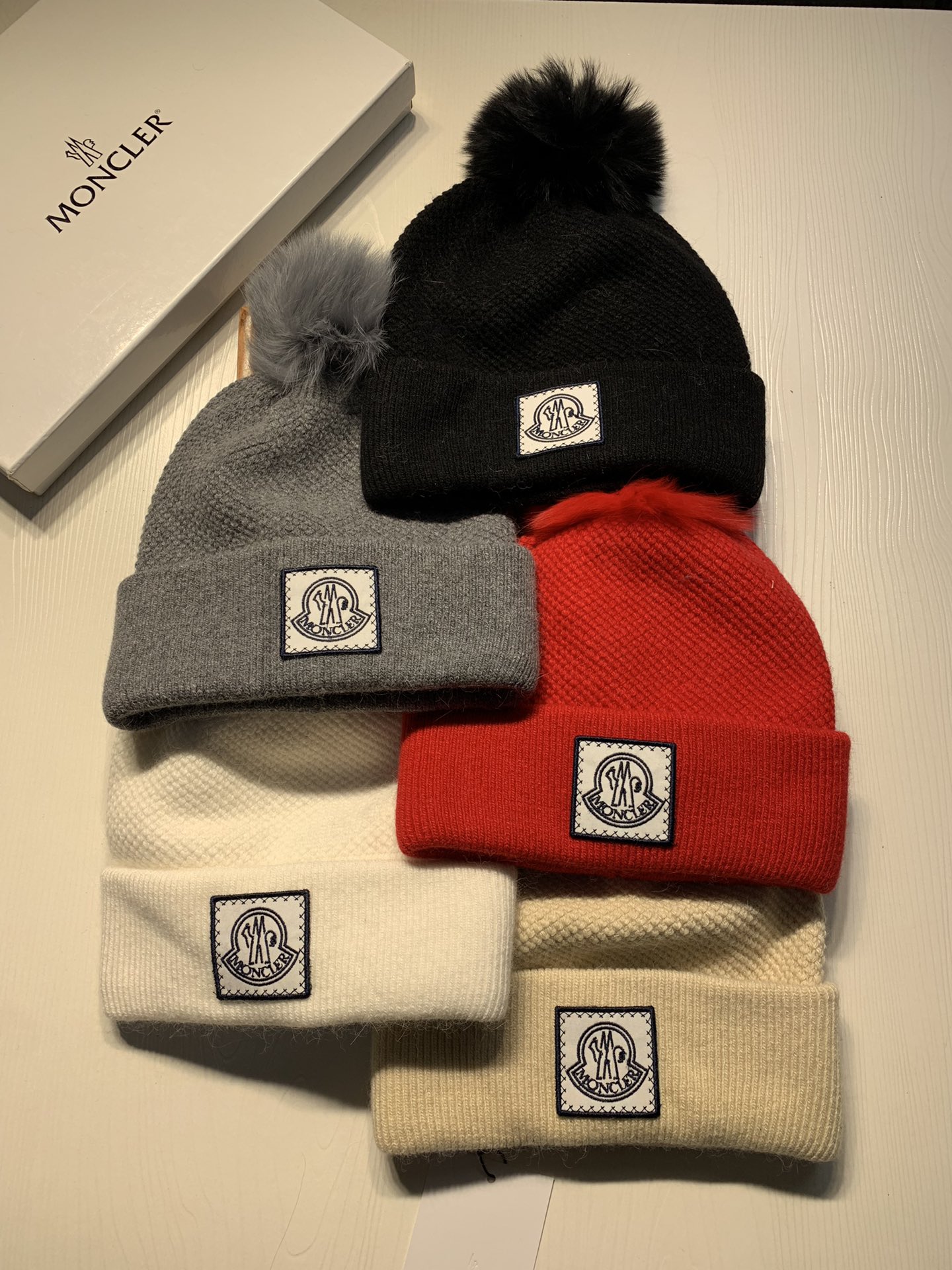 🌹。蒙口。【羊毛单帽➕狐狸毛球】客供小羊毛！珍贵典藏的灵魂帽子！客供色纱.每个颜色都非常好看！经典！手感