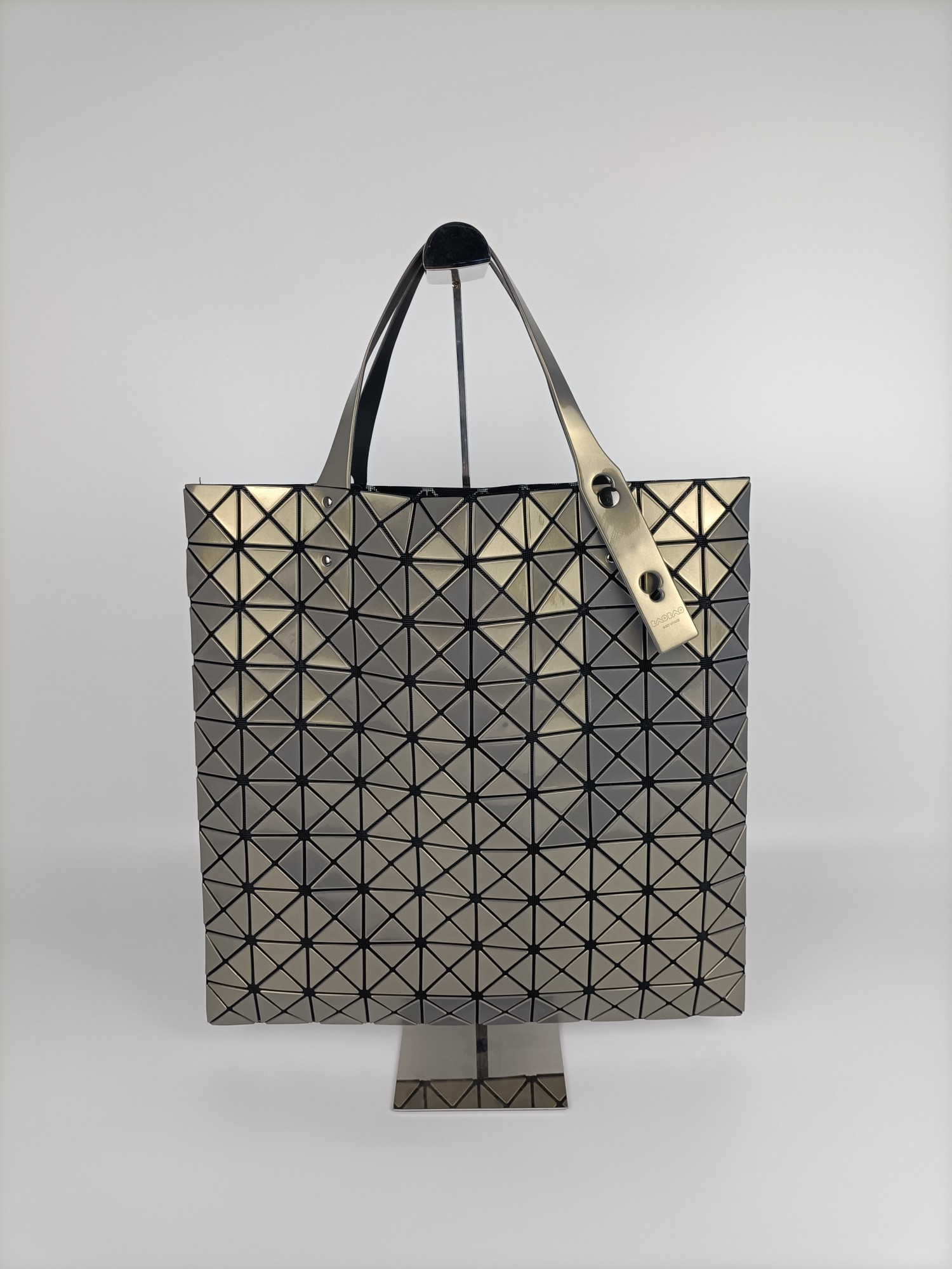 Issey Miyake 10x10 Grid Shoulder Handbag Tote Bag 40x40cm 3 a1608471243447 3564