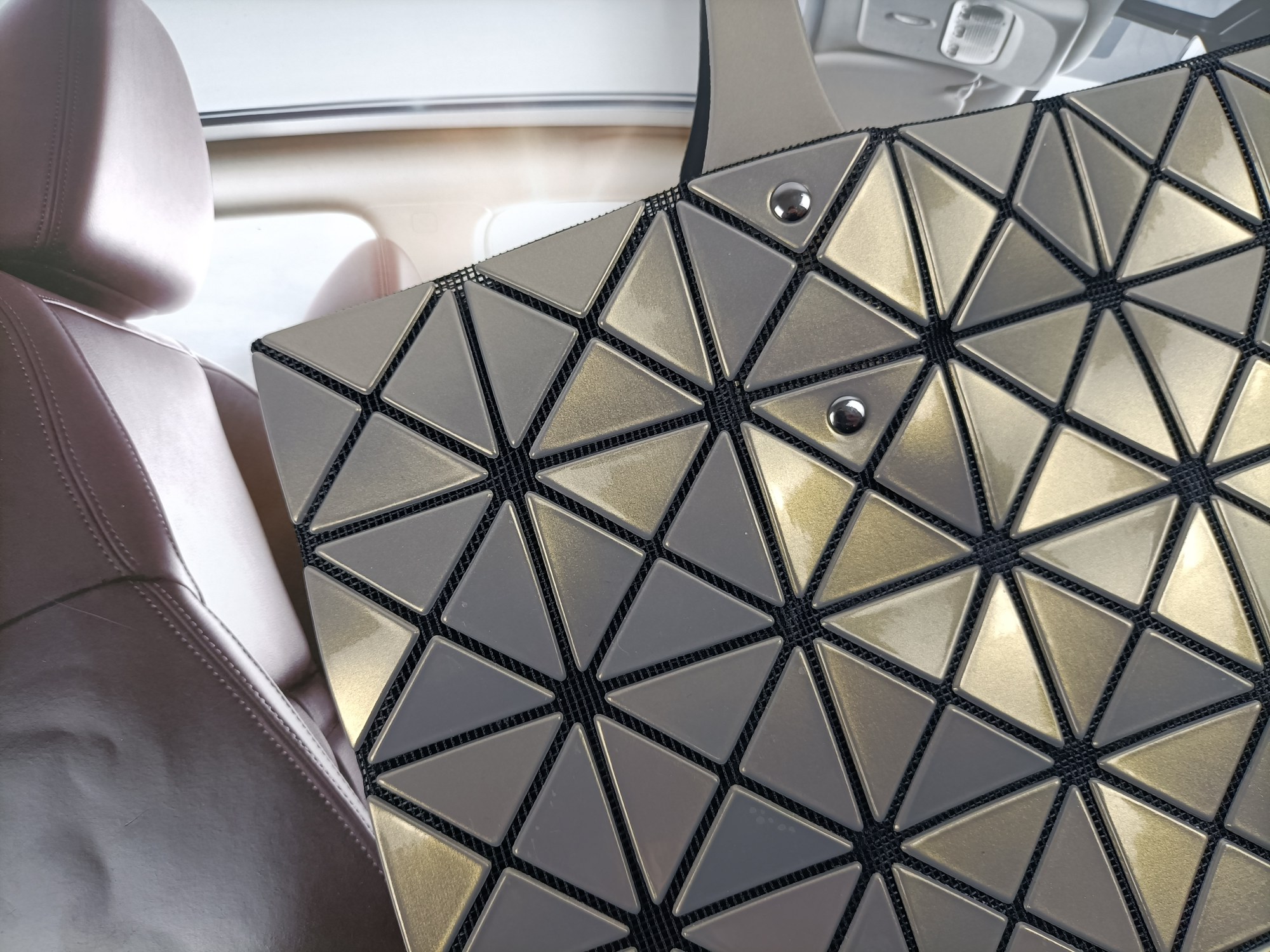 Issey Miyake 10x10 Grid Shoulder Handbag Tote Bag 40x40cm 9 a1608471244219 5278