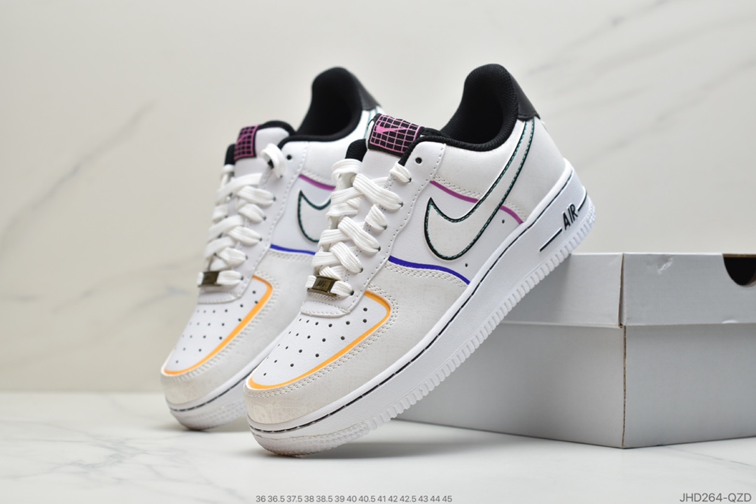 190 公司级耐克Nike Air Force 1 Low ”Day of e Dead” 亡灵节 空军一号CT1138-100