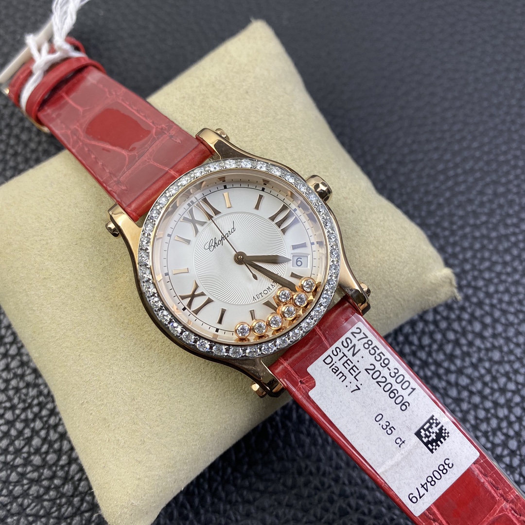 [Chopard Watches]Chopin Happy Diamond Series Moissan Circle