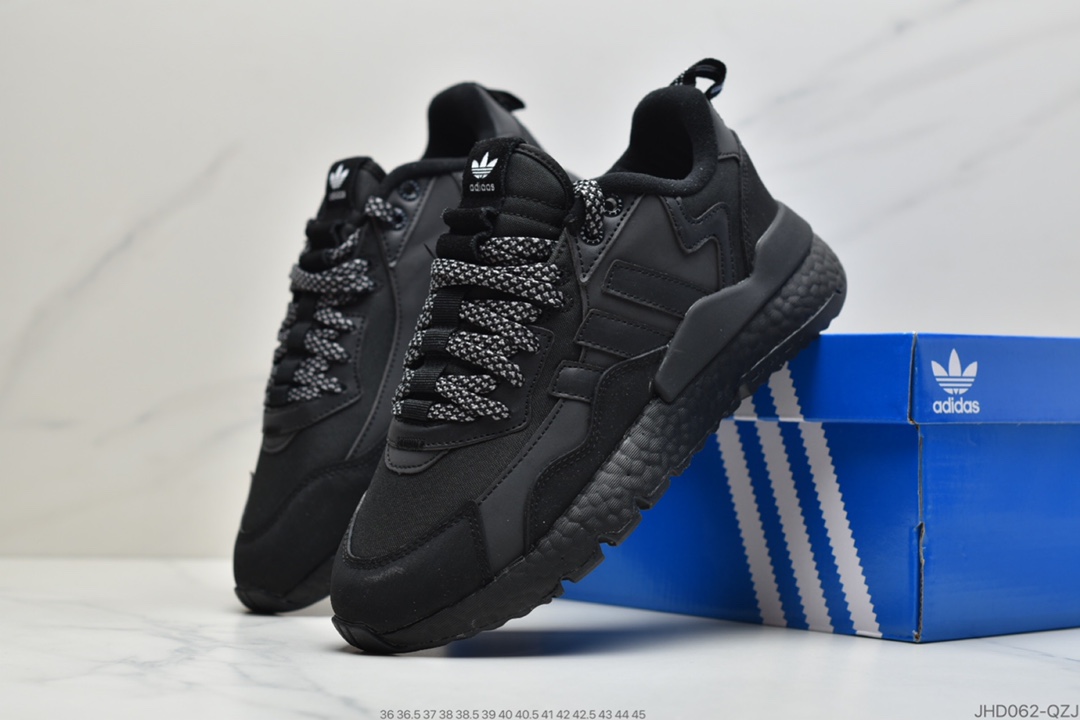 180 阿迪达斯 Adidas Nite Jogger 2019 boost复古休闲运动跑鞋FZ3661