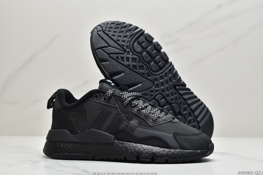 180 阿迪达斯 Adidas Nite Jogger 2019 boost复古休闲运动跑鞋FZ3661