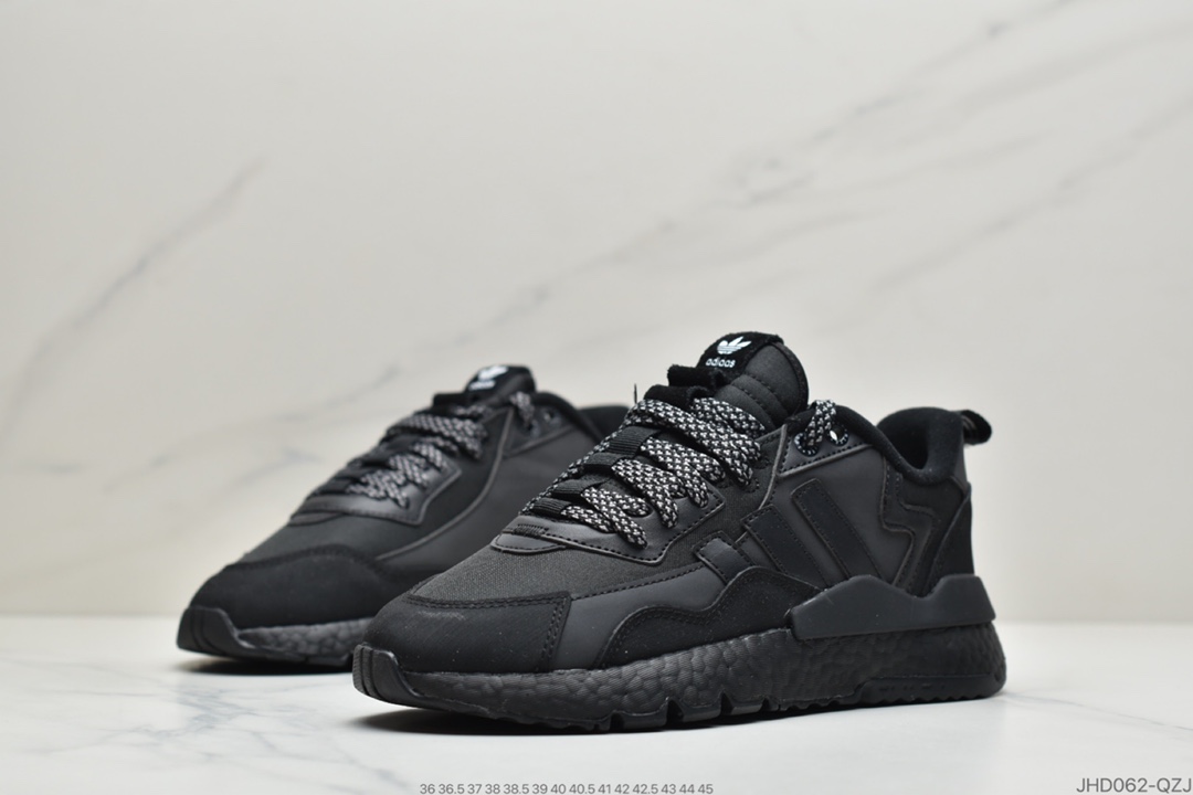 180 阿迪达斯 Adidas Nite Jogger 2019 boost复古休闲运动跑鞋FZ3661