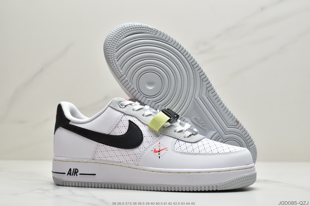 180 公司级耐克Nike Air Force 1 low 2021全新空军结构空军一号低帮百搭休闲运动板鞋DC2532-100