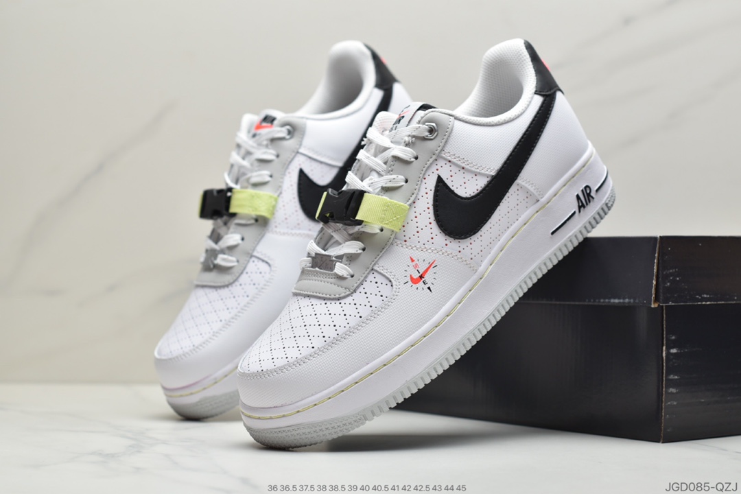 180 公司级耐克Nike Air Force 1 low 2021全新空军结构空军一号低帮百搭休闲运动板鞋DC2532-100