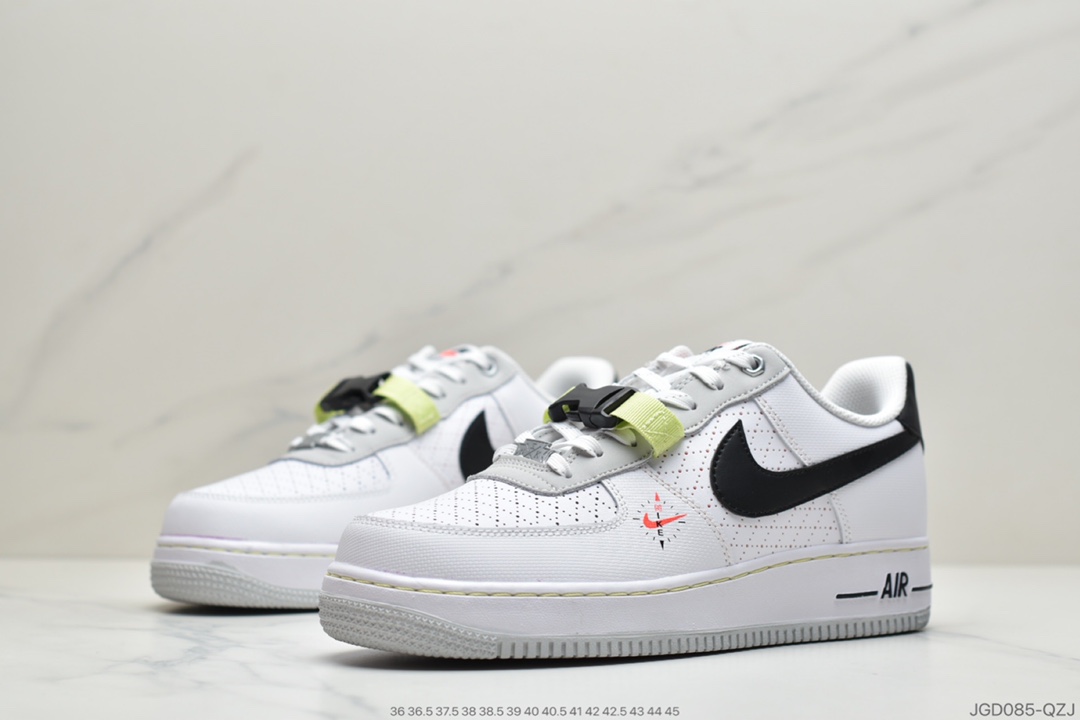 180 公司级耐克Nike Air Force 1 low 2021全新空军结构空军一号低帮百搭休闲运动板鞋DC2532-100