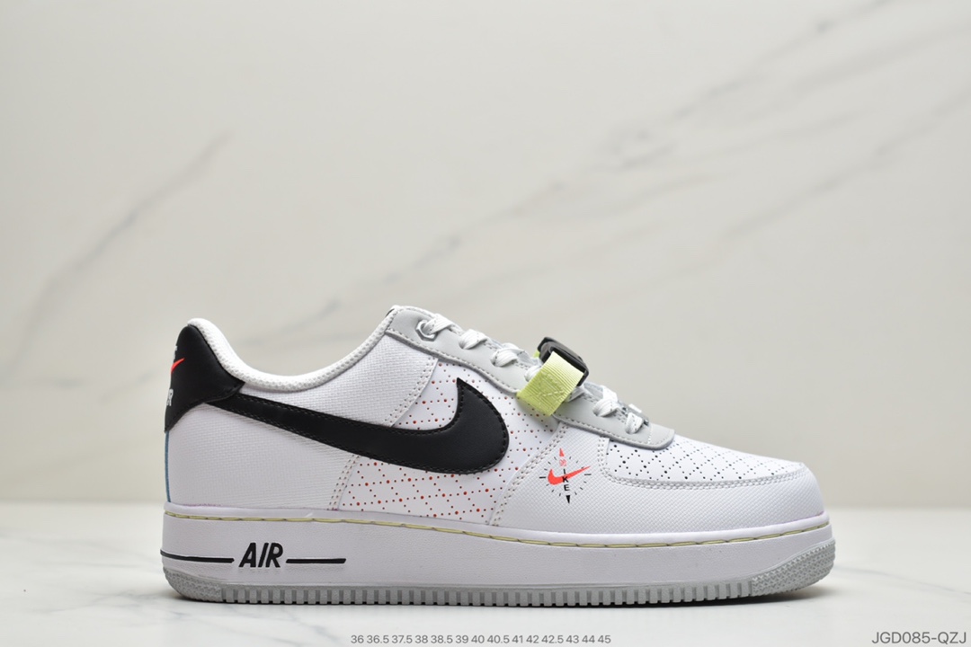 180 公司级耐克Nike Air Force 1 low 2021全新空军结构空军一号低帮百搭休闲运动板鞋DC2532-100