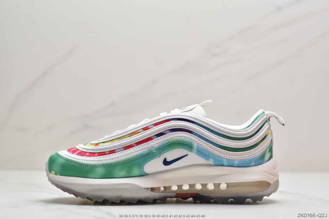 270 公司级耐克NIKE AIR MAX 97 G NRG P高尔夫扎染CK1219-100