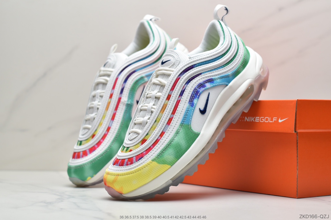 270 公司级耐克NIKE AIR MAX 97 G NRG P高尔夫扎染CK1219-100
