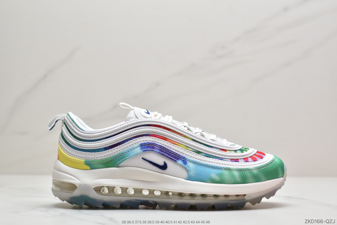 270 公司级耐克NIKE AIR MAX 97 G NRG P高尔夫扎染CK1219-100