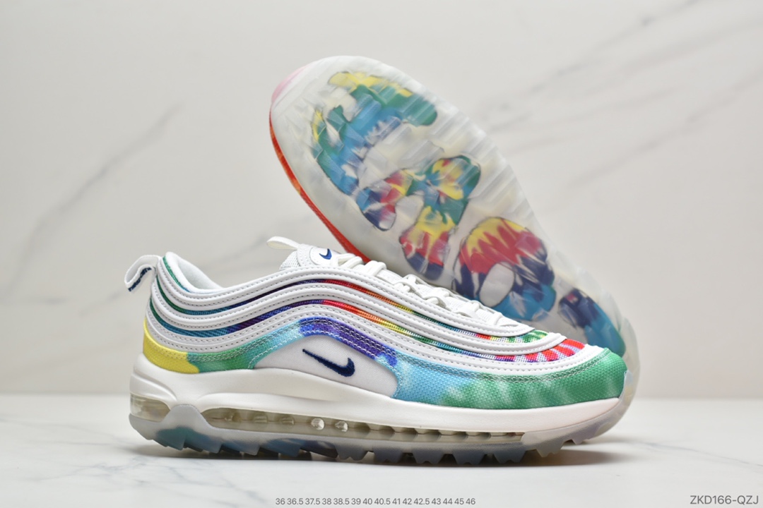 270 公司级耐克NIKE AIR MAX 97 G NRG P高尔夫扎染CK1219-100