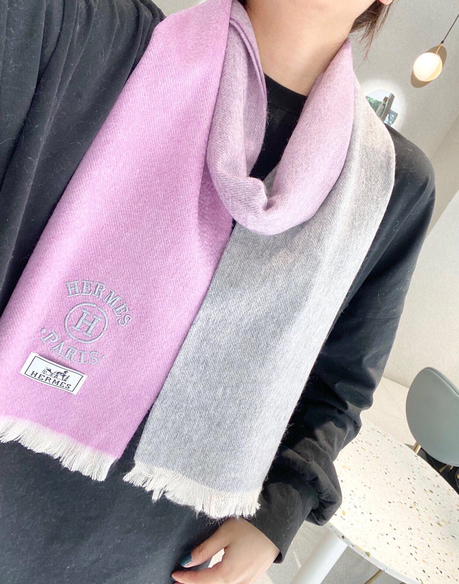 爱马仕男女同款围巾且买且珍惜羊绒款都