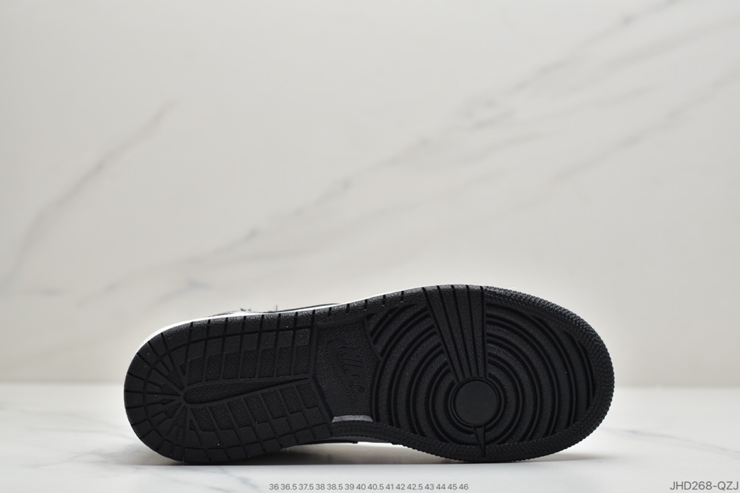 190 公司级Air Jordan 1 Mid“All-Star”CY全明星黑白配色DD1649-001