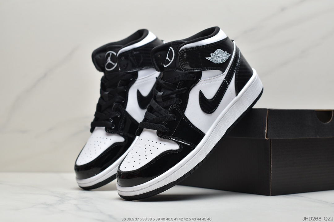 190 公司级Air Jordan 1 Mid“All-Star”CY全明星黑白配色DD1649-001