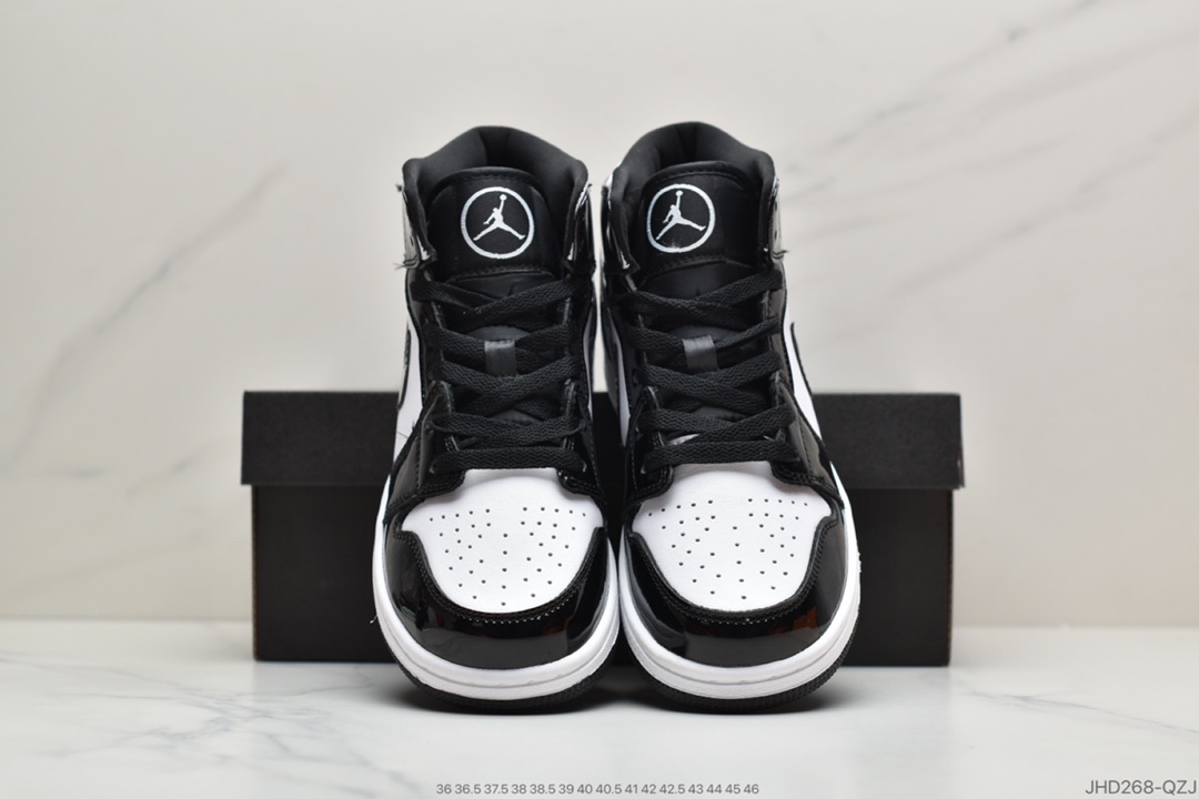 190 公司级Air Jordan 1 Mid“All-Star”CY全明星黑白配色DD1649-001