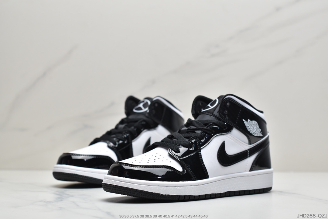 190 公司级Air Jordan 1 Mid“All-Star”CY全明星黑白配色DD1649-001