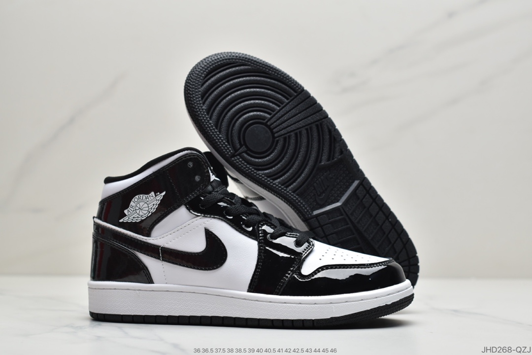 190 公司级Air Jordan 1 Mid“All-Star”CY全明星黑白配色DD1649-001