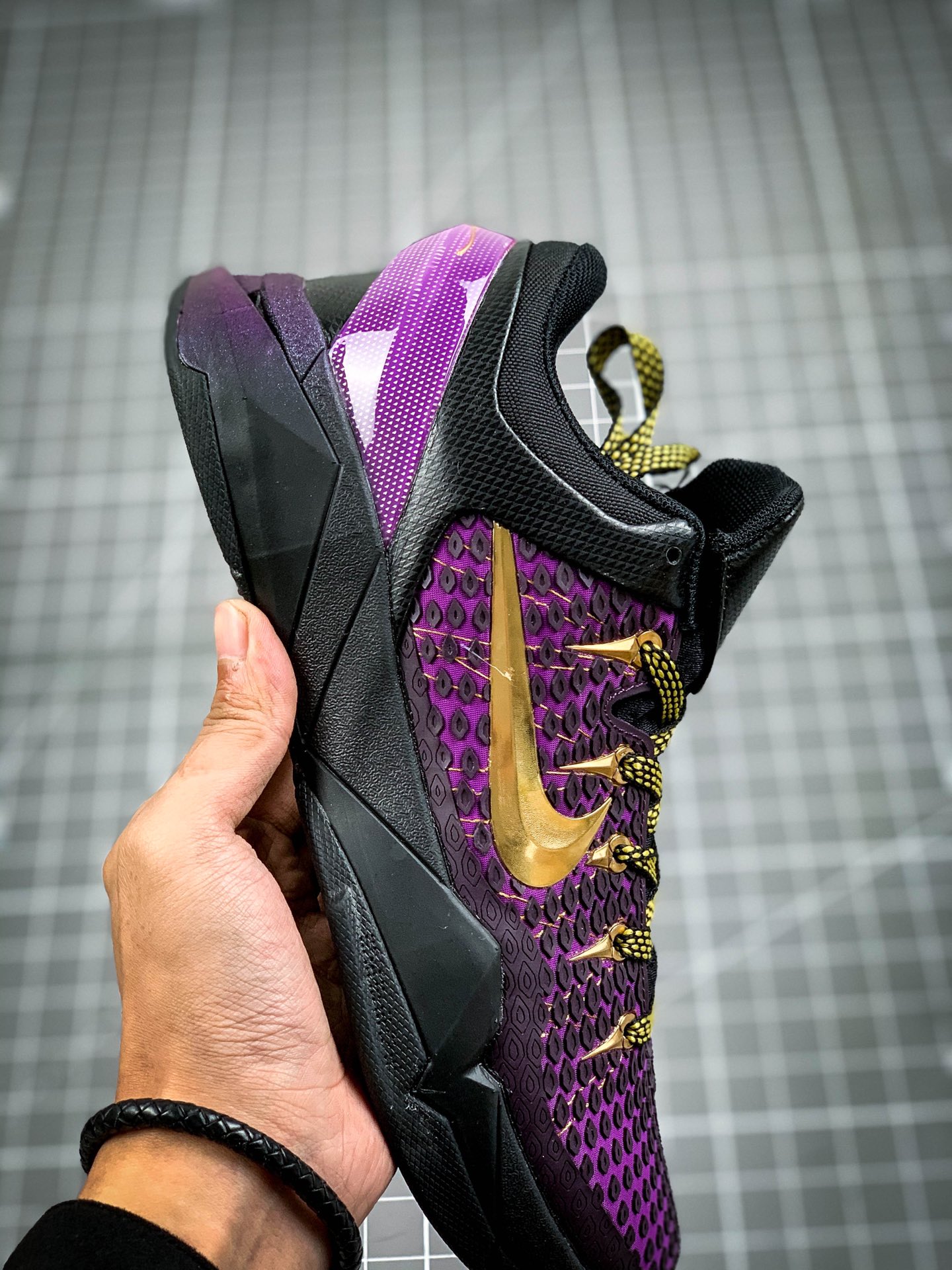 260 Nike Zoom Kobe VIII System”GC”科比ZK8代复刻实战运动低帮文化篮球鞋“黑黄广告色”555286-077