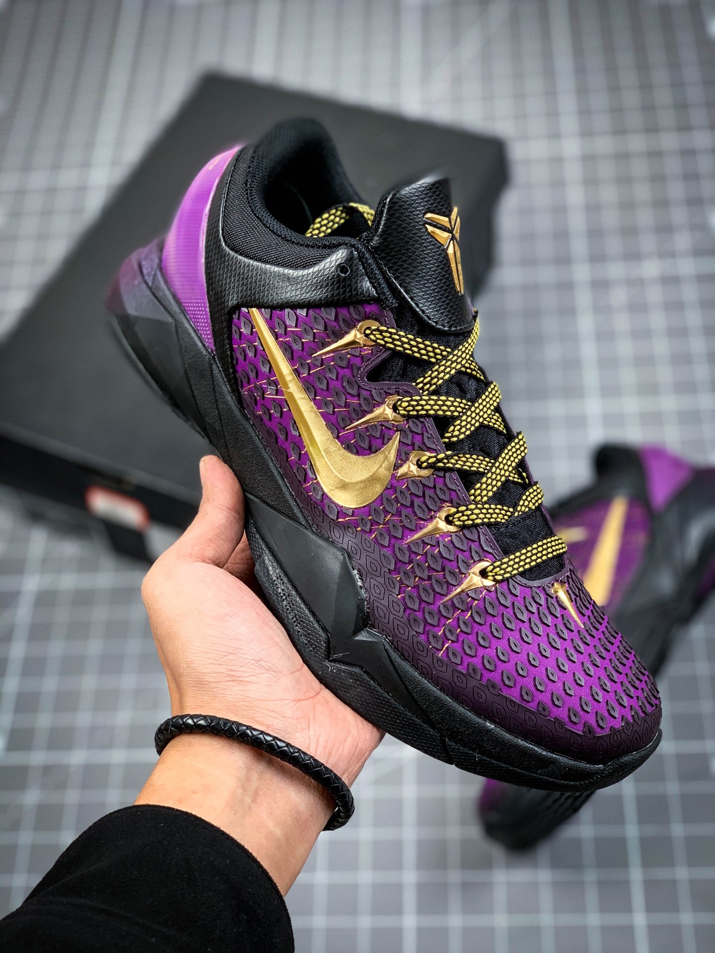 260 Nike Zoom Kobe VIII System”GC”科比ZK8代复刻实战运动低帮文化篮球鞋“黑黄广告色”555286-077