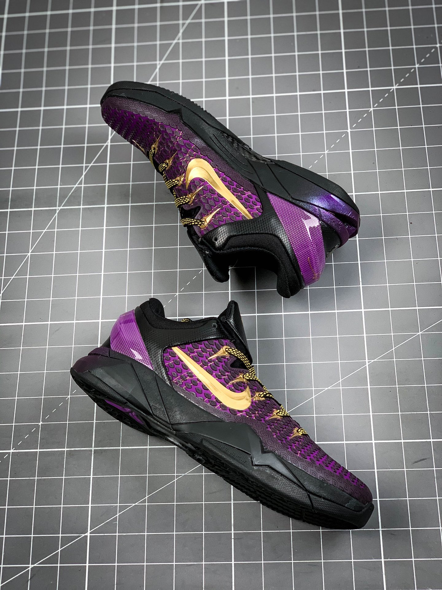 260 Nike Zoom Kobe VIII System”GC”科比ZK8代复刻实战运动低帮文化篮球鞋“黑黄广告色”555286-077