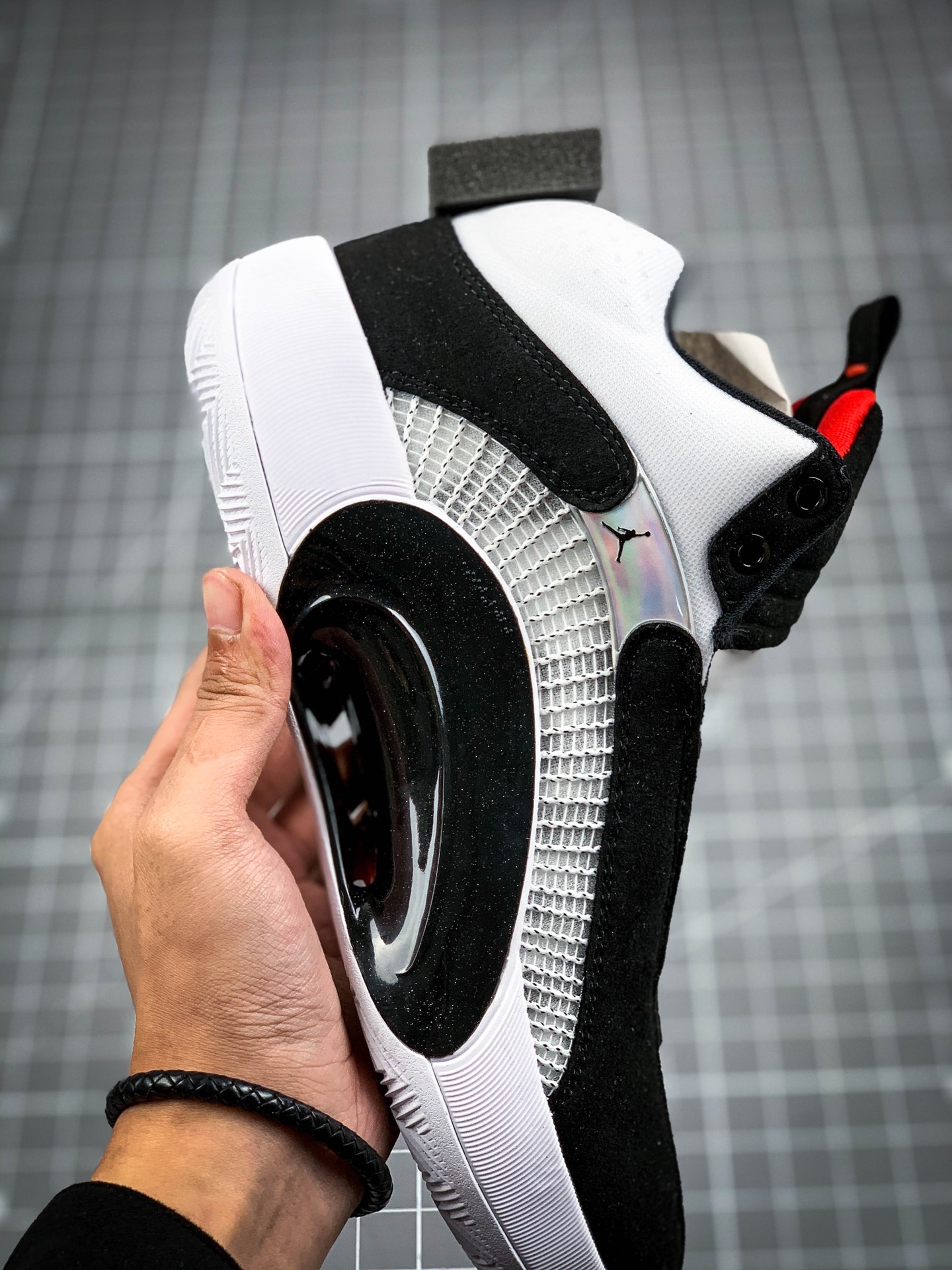 260 Nike Air Jordan XXXV SP-TP PF”DNA”AJ35代中帮镂空缓震科技休闲运动篮球鞋“黑白红”CQ4228-001