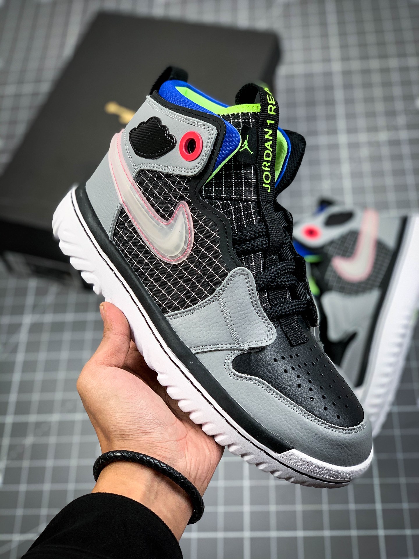 300 机能乔丹AJ1 Air Jordan 1 High React 机能风格 AR5321-002
