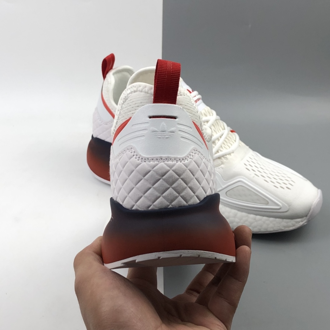 180 Adidas ZX 2K 4D 阿迪达斯网纱针织呼吸面套脚休闲运动慢跑鞋 FZ4640