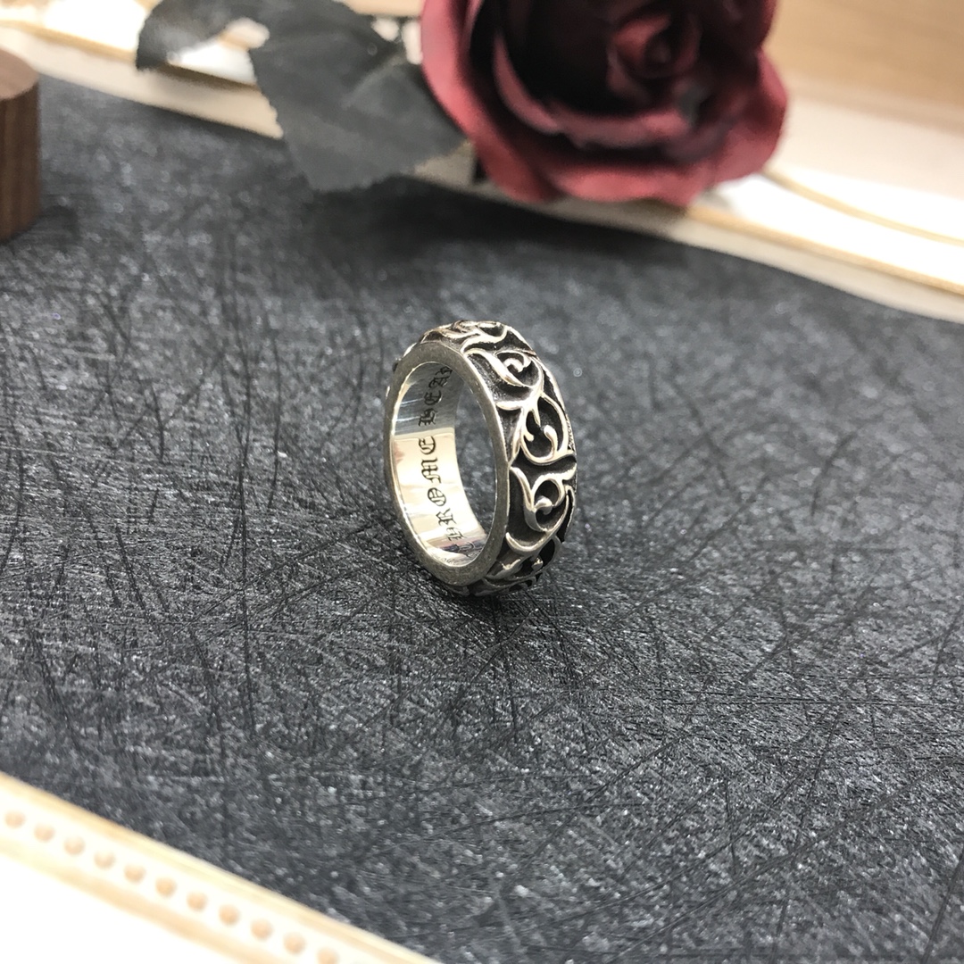 Chrome Hearts Cheap
 Jewelry Ring- 925 Silver Vintage