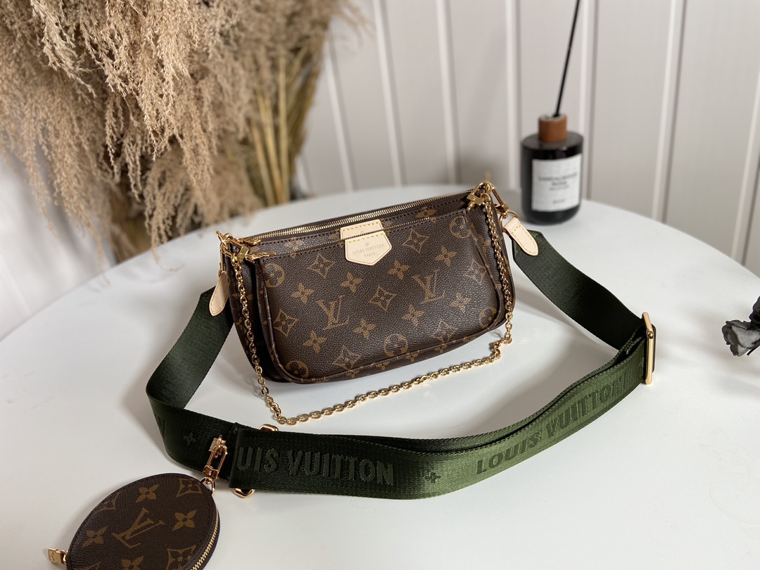 Louis Vuitton Bags Handbags Green Women Monogram Canvas M44813