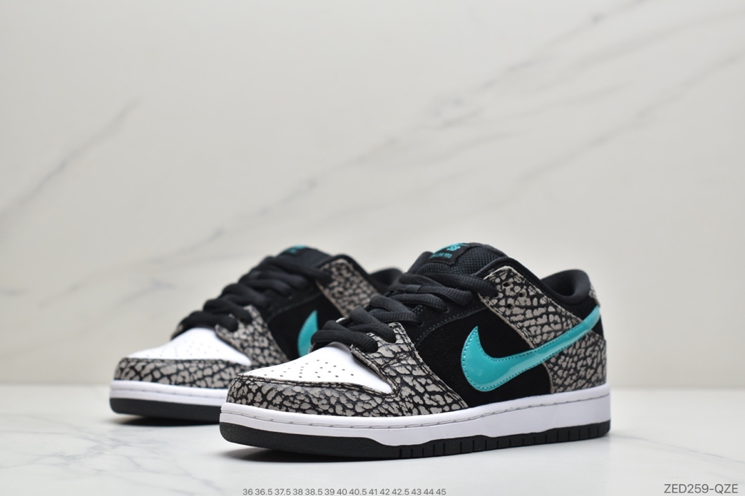 260 公司级 耐克Nike SB Dunk Low PRO”Elephant”扣篮系列低帮休闲运动滑板板鞋BQ6817-009