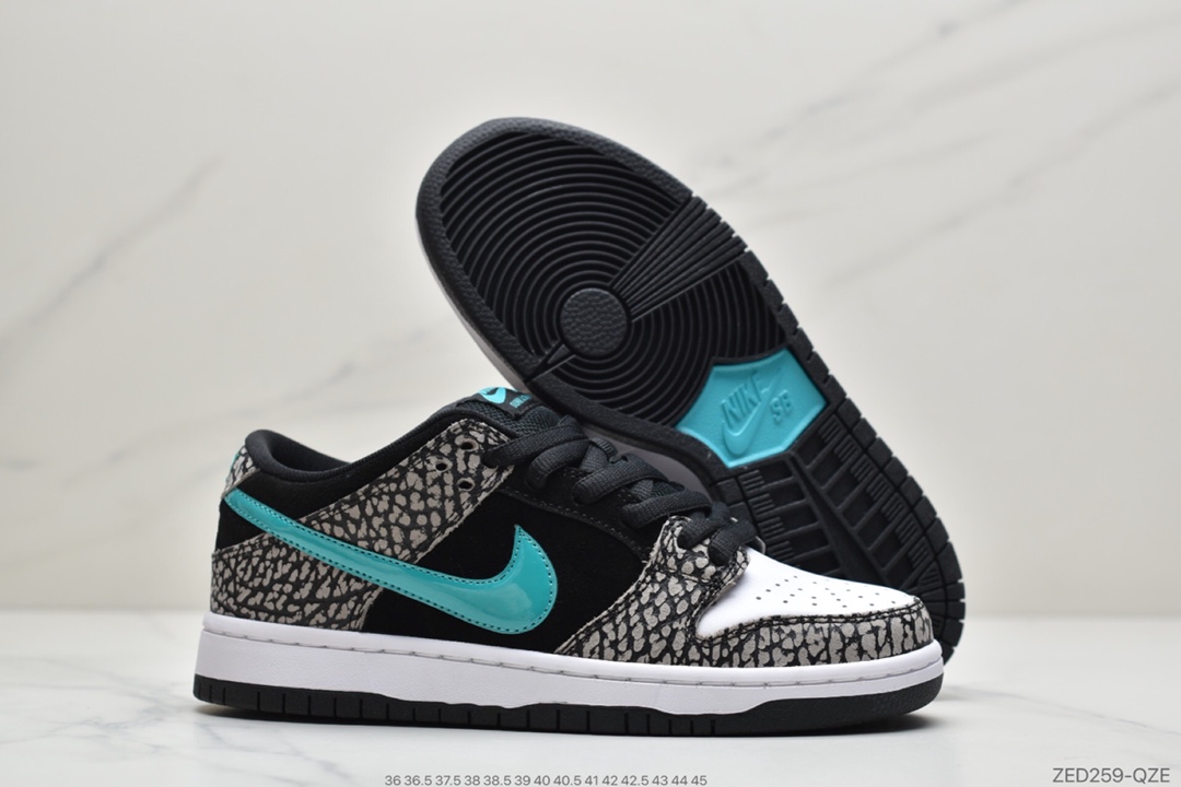 260 公司级 耐克Nike SB Dunk Low PRO”Elephant”扣篮系列低帮休闲运动滑板板鞋BQ6817-009