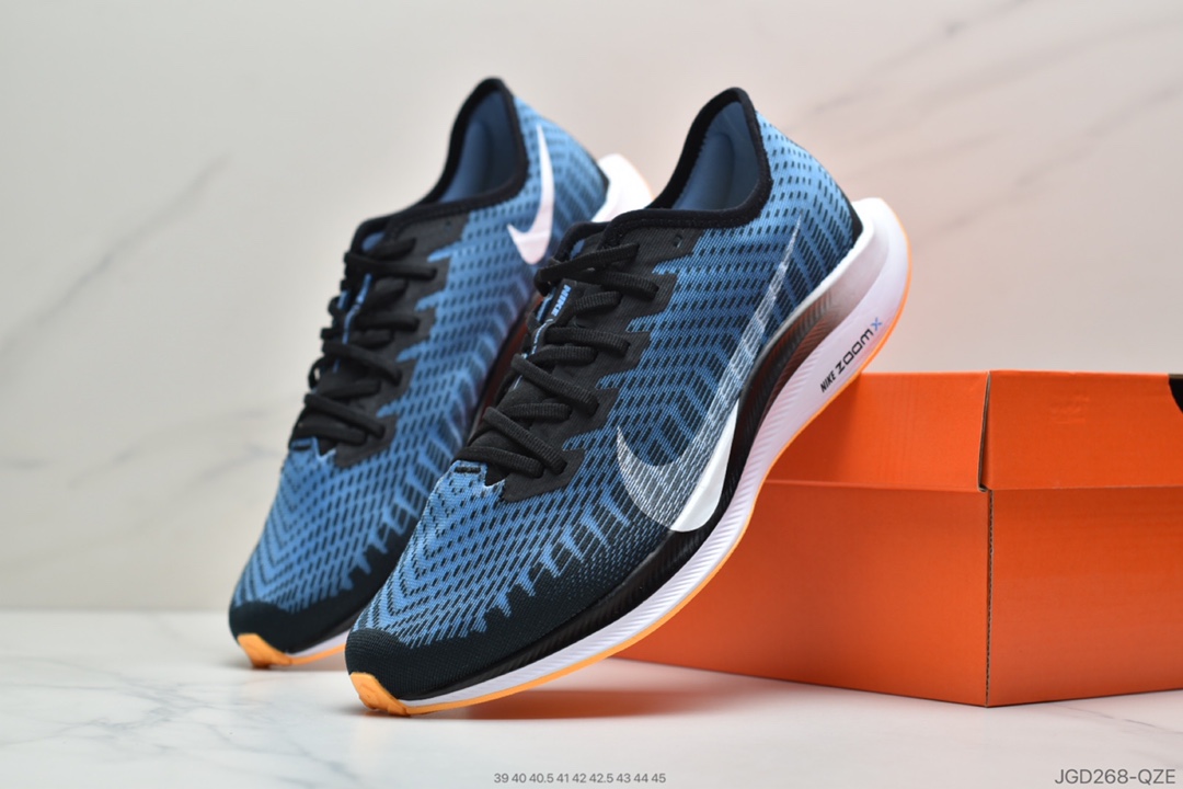180 公司级耐克 Nike Zoom Pegasus Turbo 2  针织透气缓震疾速跑鞋 AT2863