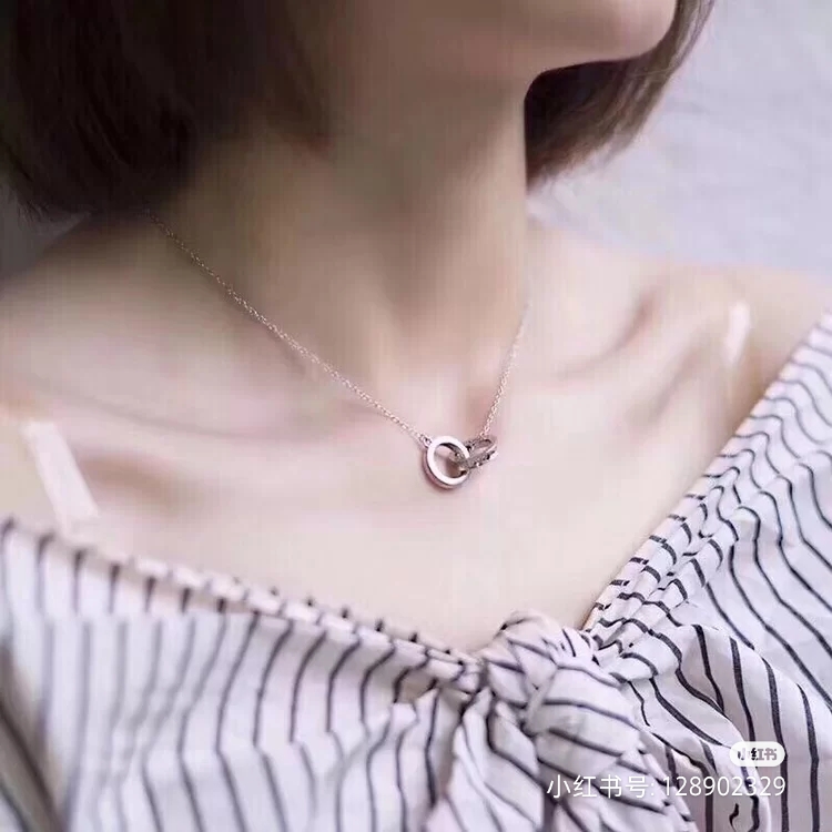 Tiffany & Co. Tiffany Co.蒂夫尼双戒双环项链