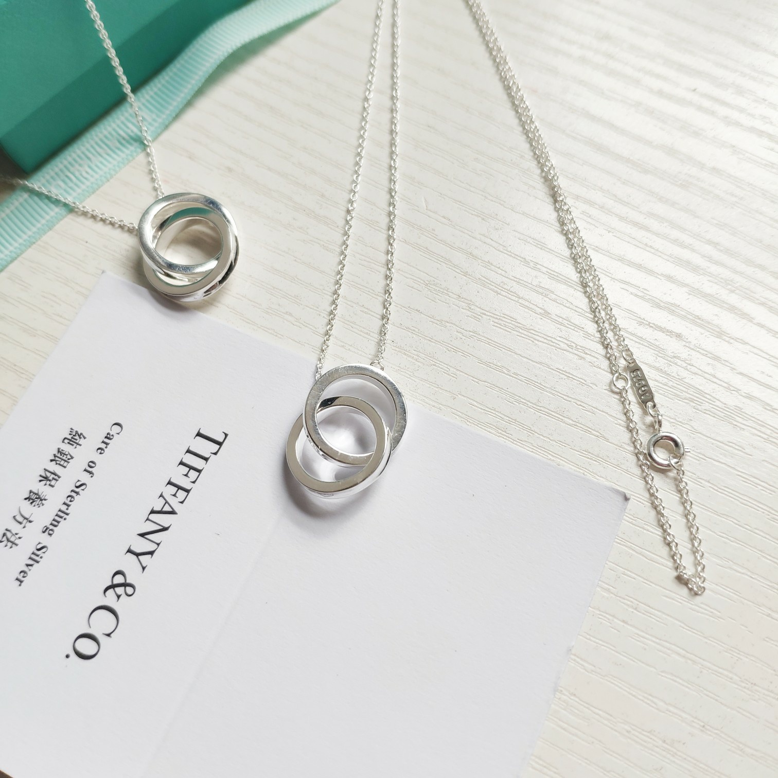 Tiffany & Co. Tiffany Co.蒂夫尼双戒双环项链
