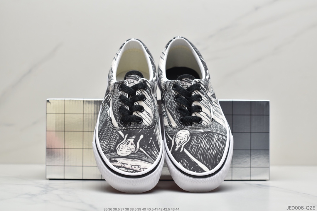 150 公司级 Vans Authentic x Moma 联名款 爱德华蒙克联名（呐喊）