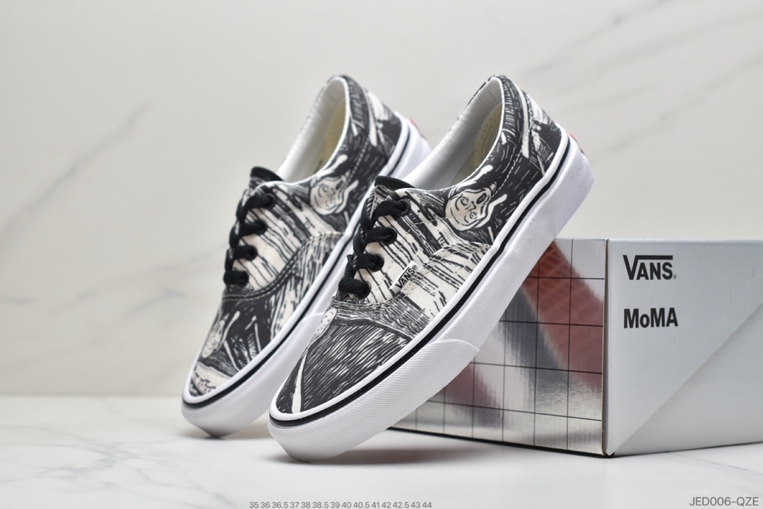 150 公司级 Vans Authentic x Moma 联名款 爱德华蒙克联名（呐喊）