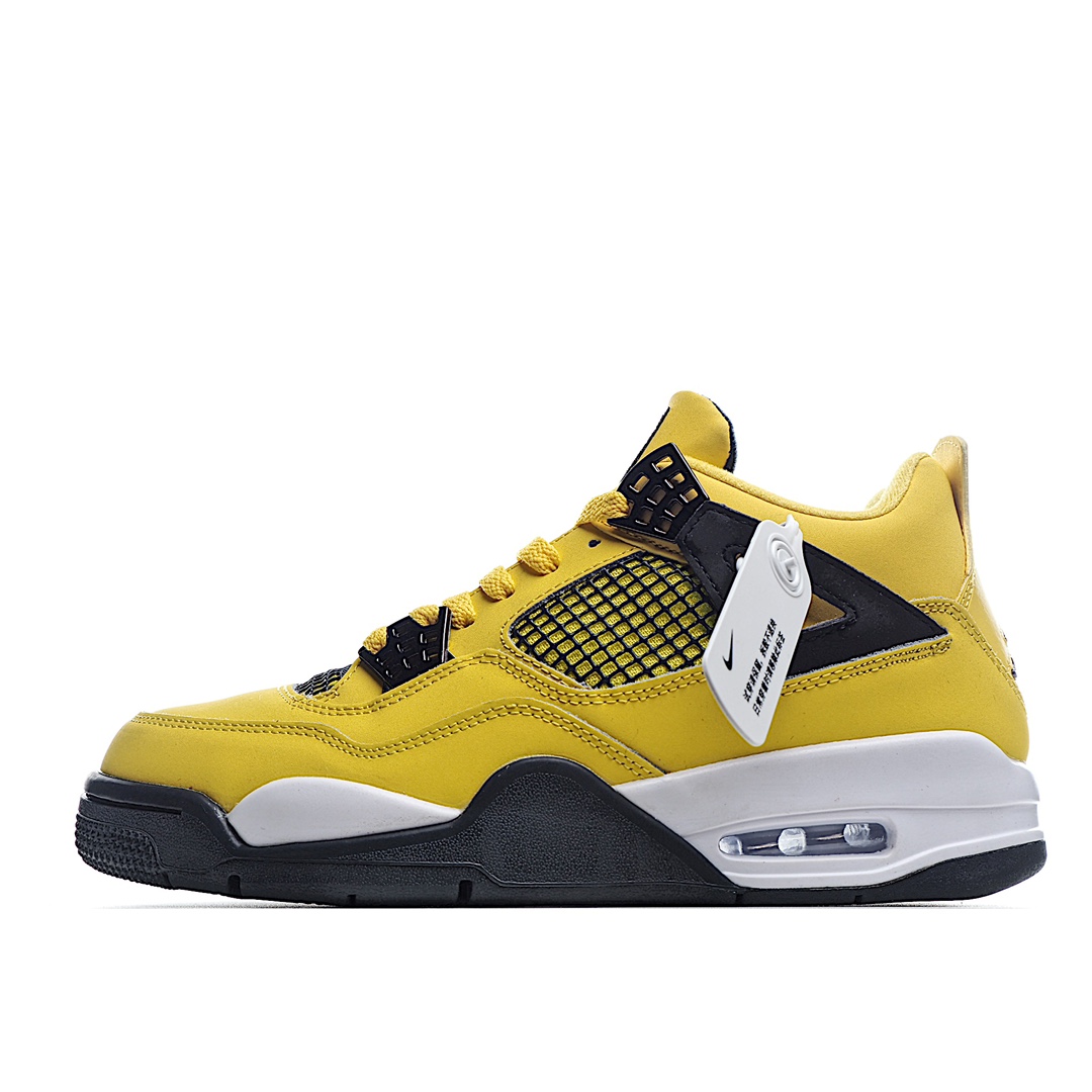 H5 Air Jordan 4 乔4 迈克尔·乔丹AJ4代中帮复古休闲运动文化篮球鞋。