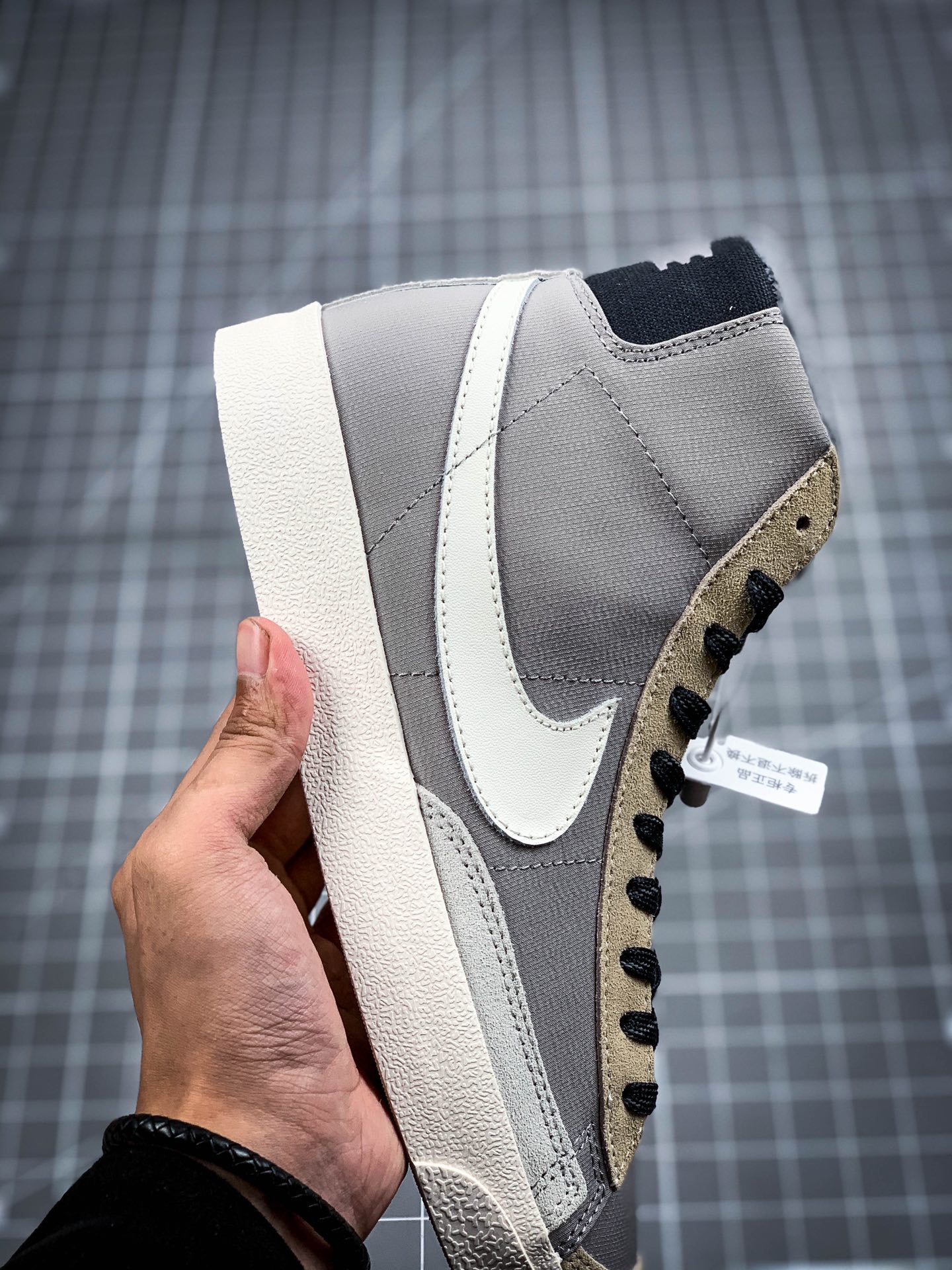 200  独家最强真硫化版本 Nike Blazer Mid '1977 Vintage 灰粽 DC5269-033