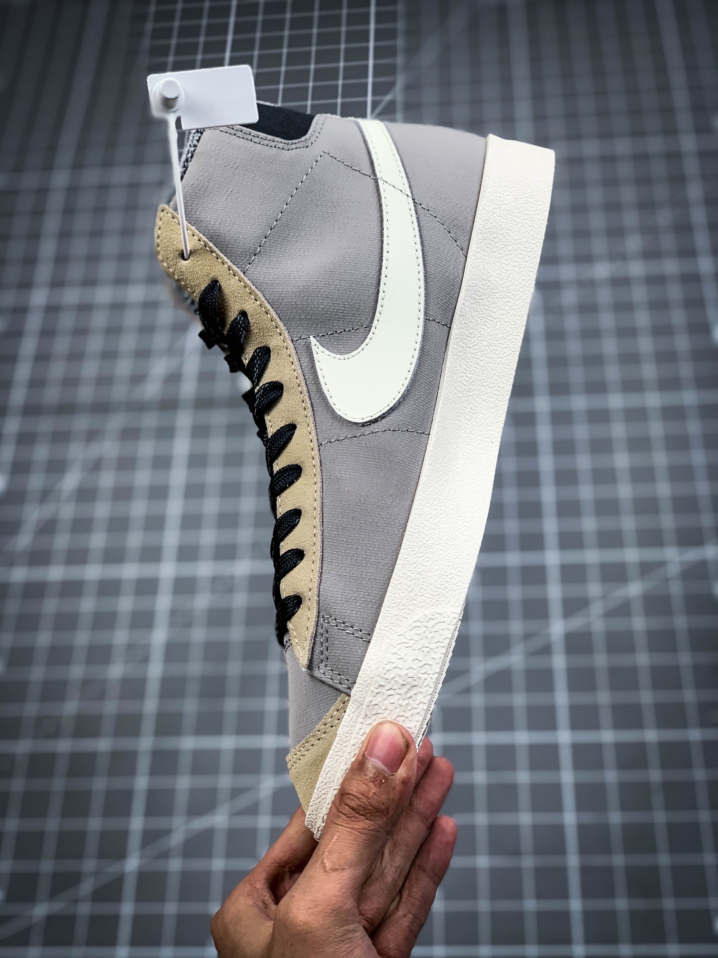 200  独家最强真硫化版本 Nike Blazer Mid '1977 Vintage 灰粽 DC5269-033