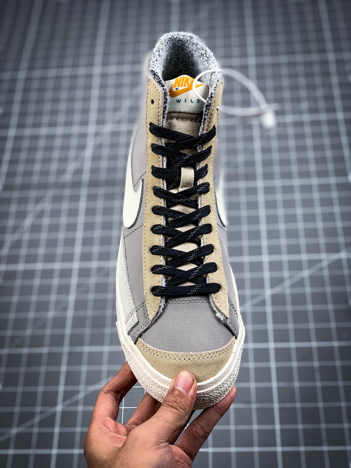 200  独家最强真硫化版本 Nike Blazer Mid '1977 Vintage 灰粽 DC5269-033