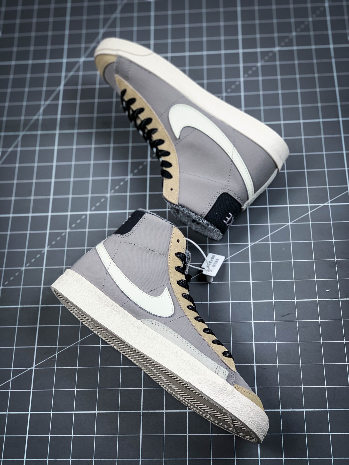 200  独家最强真硫化版本 Nike Blazer Mid '1977 Vintage 灰粽 DC5269-033