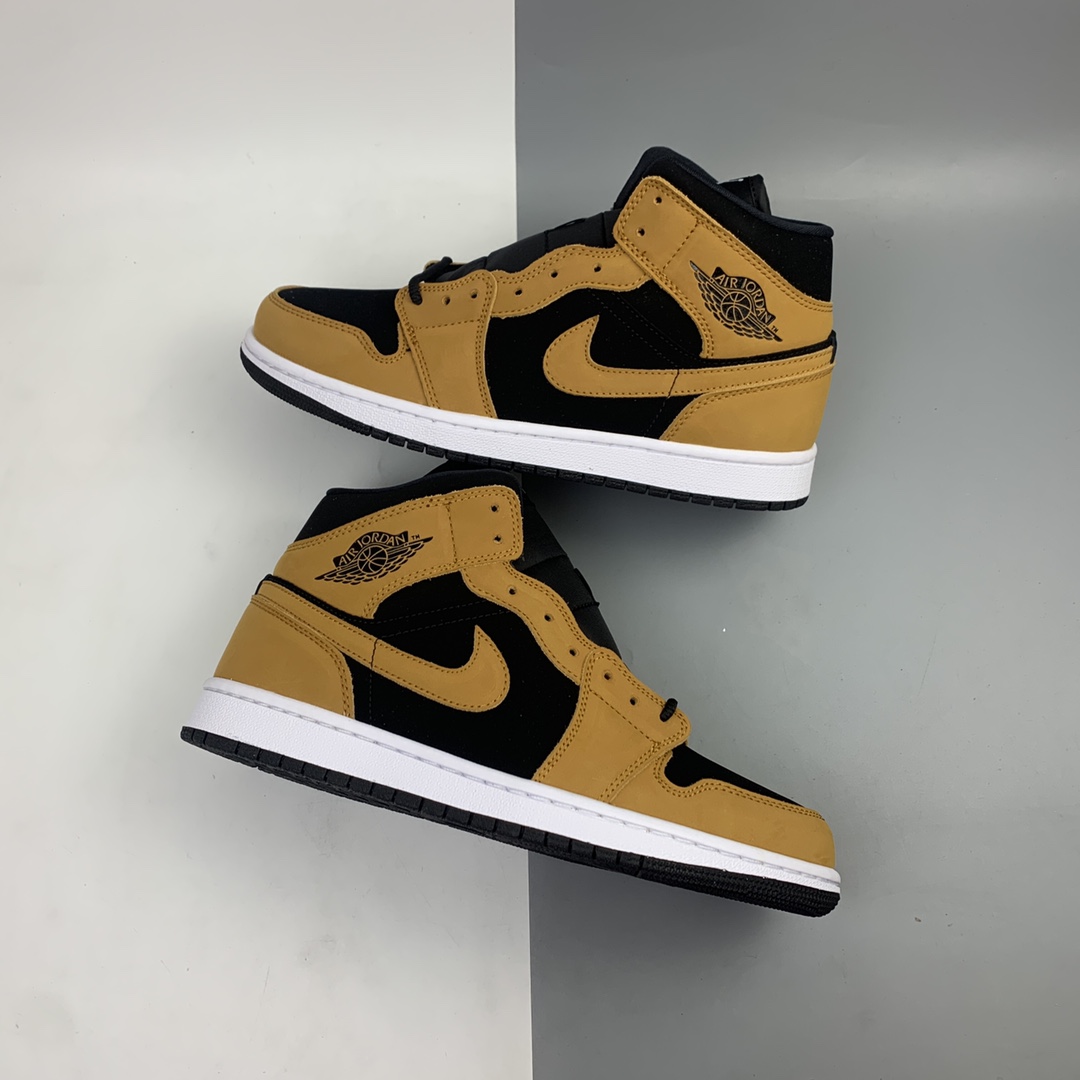 260 Air Jordan 1 Mid AJ1 乔1 中帮百搭休闲运动板鞋 DB5453-700