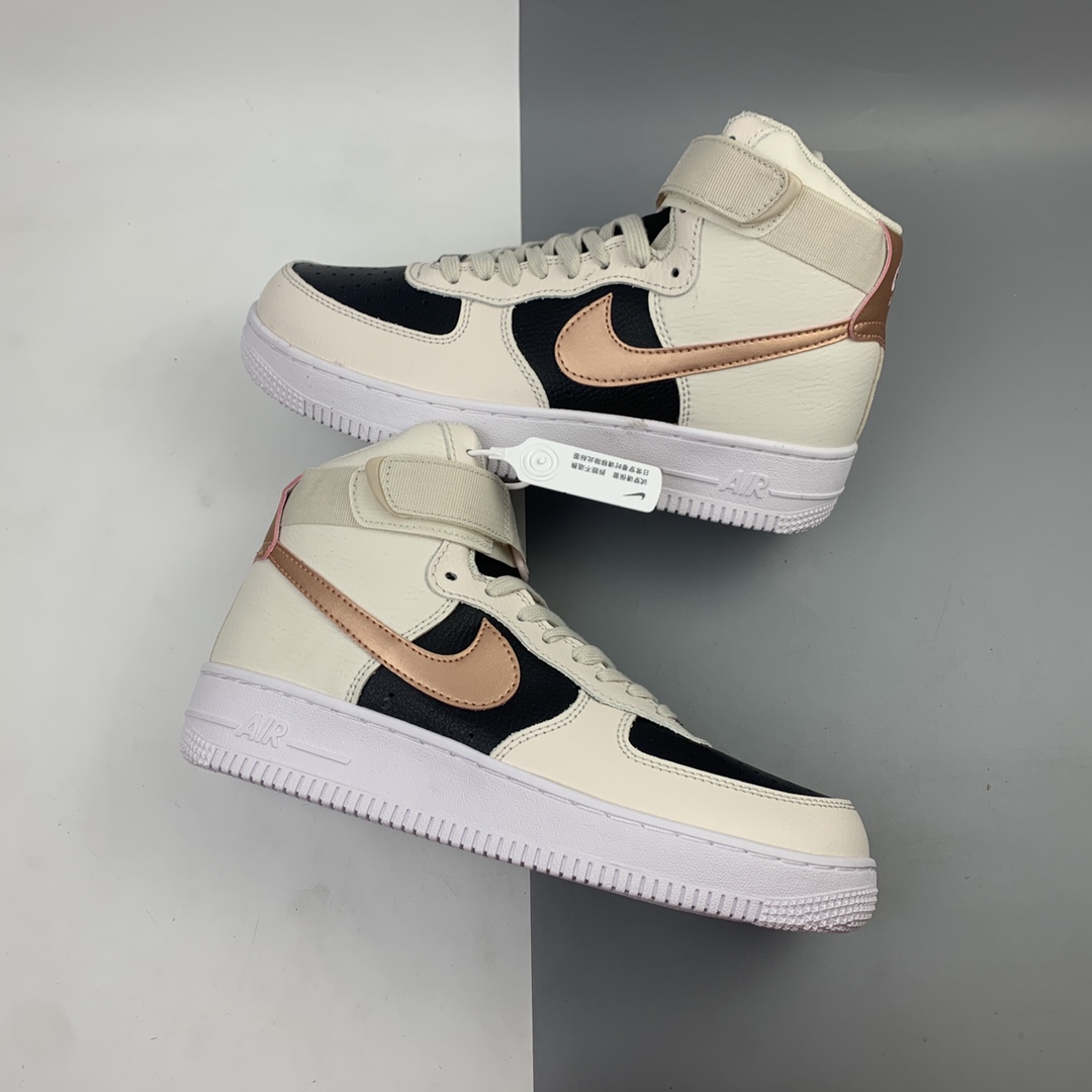 200 NK Air Force 1'07 Hihg 秋茶珍珠奶茶空军一号高帮休闲板鞋 DB5080-100