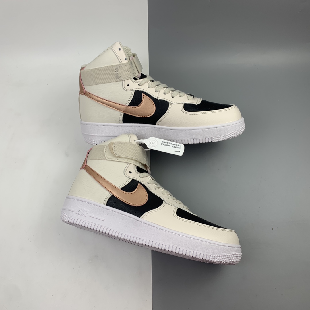 200 NK Air Force 1'07 Hihg 秋茶珍珠奶茶空军一号高帮休闲板鞋 DB5080-100