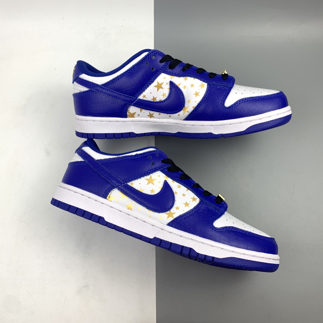 260 Supreme x Nk SB Dunk Low 联名款休闲运动滑板鞋 DH3228-100